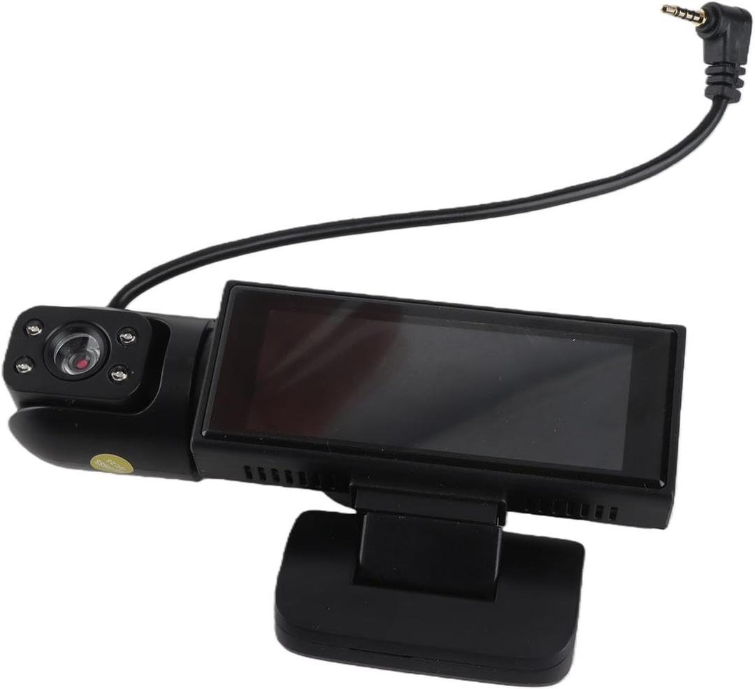 gernie Dash Cam Front and Rear, 1080P 3.16inch Car Driving Recorder Night Vision Car Parking Reversing Monitor with Loop Recording & Motion Detection, Car Dashboard Camera, gerniev76corqkwd