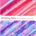 Gymnastics Leotards for Girls Shiny Toddler Biketard Unitard One Piece Tumbling Outfits (2-3T, 2pcs Mermaid & Love Heart)