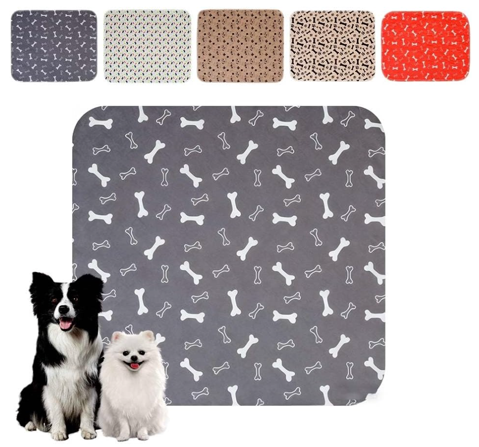 Puppy Pee Pads for Dogs,Upgraded Reusable Puppy Pads with Pheromones,Washable Pet Pads for Dogs & Cats,Durable Leak-Proof & Anti-Slip Pet Training Pads for Home & Travel (M:28" × 32")