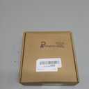 Pushglossy 100 Pcs Plastic Insulating Bushing Threaded Electrical Bushings for Emt, Rigid or Imc Conduit Fitting (1-1/2 Inch)