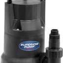 Superior Pump 91359 1/3 HP Utility Pump-Oil Free Design, Black
