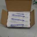 50 Pcs 1ml Syringes with Caps Oral Dispenser Individually Sterile Warpped for Medicine Dropper, Colostrum Collect Feeding Pets, Liquid