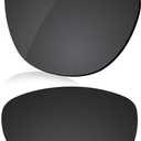 Polarized Lens Replacement for Oakley Fringe OO9124 Sunglass - More Options (Dark Black + Silver Grey)