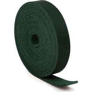 ABIDISO Leather Strap, 2mm Full Grain Crazy Horse Leather 1/2"x72.5", Green