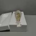 WONDER GARDEN Light Up Christmas Tree, 12 Acrylic Christmas Tree Snow Globe, Battery Operated Water Swirling Glitter Led Lights Christmas Decorations Figurines for Indoor for Tabletop