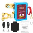 Kill Switch for Car- LED Digital Display Included, Remote Battery Disconnect Switch 12V/24V 240A, Car Battery Kill Switch Anti Theft,Suitable for Car, SUV, RV, Cargo Trucks (With LED screen)