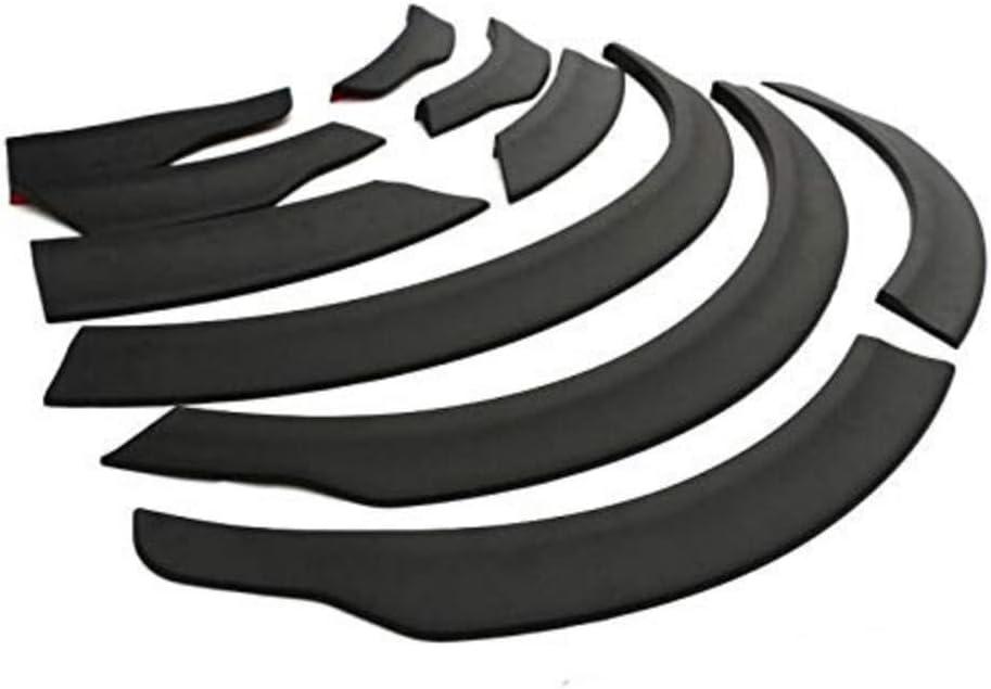 ITrims Car Accessories for Subaru Forester 2013 2014 2015 2016 2017 Fender Flares Exterior Front & Rear Fender Flares Wheel Arch Extension Cover Trim Black Plastic 10PCS