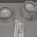 Toilet Brush, 2 Pack Toilet Brush and Holder Set Bathroom Accessories, Toilet Bowl Brush and Holder for Bathroom, White