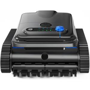 2026 Upgrade OUCAXIA Robotic Pool Vacuum, 4L Large Capacity Pool Vacuum for Inground & Above Ground Pools Wall Climbing Pool Robot for Floor/Wall/Waterline/All Cover Up to 2200sq.ft, Auto-Parking