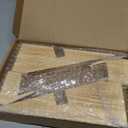 Solid Wood Tablet Computer Stands Compatible for Echo Show 15,Echo Show 21,Support Both Horizontal and Vertical Modes and Suitable for Cookbook Stand Holder Display. (Light Brown)