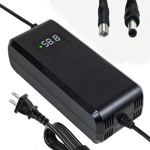 58.8V 4A Battery Charger for 48V 52V 14S Lithium Battery Pack Charger, LED Screen Display Real-time Charging Voltage, Multiple Security Protection and Smart Shut-Off Charging