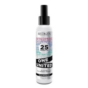Redken One United All-In-One Leave In Conditioner - Multi-Benefit Leave In Treatment For All Hair Types, Heat Protectant and Detangler Spray, Paraben-Free (5 Fl Oz (Pack of 1))