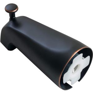 SENTO Slip On Oil Bronze Universal Bathroom Tub Spout with Diverter, Durable Heavy Duty Metal Bathtub Faucet with Shower Diverter - 4 Inches 1/2" Copper Pipe, Oil-Rubbed Bronze SENTO Slip On Oil Bronze Universal Bathroom Tub Spout with Diverter, Durable Heavy Duty Metal Bathtub Faucet with Shower Diverter - 4 Inches 1/2" Copper Pipe, Oil-Rubbed Bronze