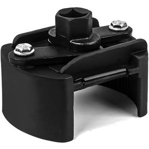 KVAEY Oil Filter Wrench, 2.36 Inch to 3.15 Inch Adjustable Oil Filter Socket Wrench with 2 Non-Slip Jaws, Universal Heavy Duty Oil Filter Removal Tool Pliers, Car Accessories