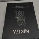 NIKITA by Niki Glass Cocktail Shaker Set, 5-Piece Martini Shaker & Bartender Kit with Bar Accessories Strainer, Jigger, Spoon & Muddler, Silver 16oz Drink Mixer with Bartender Accessories