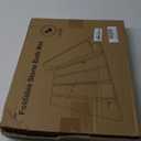 AWW Foldable Stone Bath Mat, Super Absorbent Diatomaceous Earth Mats, Non-Slip 23.6 x 15.5 Inch Quick Drying Mat, Compact and Easy to Store Bath Mats for Bathroom, Easy to Clean, Grey