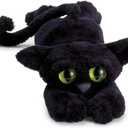Manhattan Toy Lanky Cats Ziggy Black Cat Stuffed Animal 14 inch