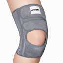 Genu Motion Knee Brace, Graphene-Infused Fabric, Side Stabilizers, Petella Support for Pain Relief, Recovery, Arthritis, Hiking, Daily Activities for Men and Women (Large, RIGHT)