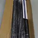 ENJOYBASICS 2 Pack Adjustable Spring Tension Curtain Rods 32 to 66 Inches, Stainless Steel Matte Black Shower Rod No Drilling for Window, Bathroom, Closet, Room Divider, 7/8" Diameter