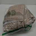 GarveeHome Washable Rugs 5x7 Rug for Living Room, Scalloped 5 x 7 Rug Solid Tan Jute Digital Printing Modern Low-Pile Carpet for Bedroom Dining Nursery Non Slip Mat with Rubber Back