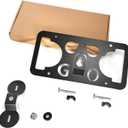 No Drill Front License Plate Bracket Mount Kit Compatible with GMC Yukon Yukon 2015-2025, Front Bumper License Plate Mounting Kit