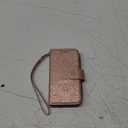Wallet Case for iPhone 13 Mini, [RFID Blocking] Protective PU Leather Flip Cover with Card Slot Cash Pocket for iPhone 13 Mini(Rose Gold)