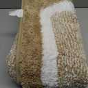 OLANLY Bathroom Rugs 70x24, Extra Soft and Absorbent Microfiber Bath Mat, Non-Slip, Machine Washable, Quick Dry Shaggy Bath Carpet, Suitable for Bathroom Floor, Tub, Shower (Long, Beige)