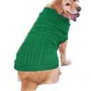 Dog Sweater, Warm Dog Sweaters for Small Dogs Medium Large Dogs, Cute Winter Classic Turtleneck Pet Sweater Cat Sweater Dog Clothes Coat Dog Christmas Sweaters for Girls Boys Dog Puppy Cat, L