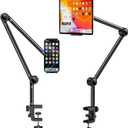 OMOTON Adjustable Tablet Stand for Desk, Tablet Mount for iPad, Phone Holder for Bed with 360 Rotation Fits for 4.7-11" iPad Pro, Air/Mini, Kindle and Phones