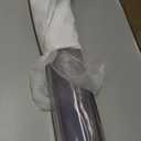 NECAUX Custom 23.6 x 63 Inch Clear Table Cover Protector, 1.5mm Thick Plastic Waterproof Heavy Duty Desk Pad Mat Non-Slip Tablecloth Protector for Coffee Table, Sofa Table, Media Stand, Countertop