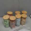 8 Pcs Spring Floral Glass Cups with Lids and Straws 16 oz Cute Flower Iced Coffee Mugs Aesthetic Boho Floral Tumbler Bulk for Women Bridesmaid Proposal International Women Day Gifts (Cute)