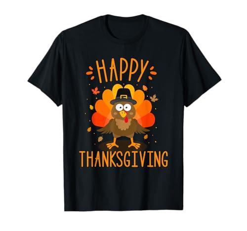 Happy Thanksgiving for Turkey Day Family Dinner T-Shirt XS