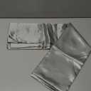 Bedsure Satin Pillowcase, Similar to Silk Pillow Cases Queen Size Set of 2, Cooling Pillow Case with Envelope Closure, Christmas Room Decor Gifts for Women Men, Silver Grey, 20x30 Inches, 2pcs