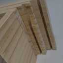 NBEADS 3-Tier Wood Display Risers, Decorative Display Risers, Display Stand, Unfinished Wood, Cupcake Holder Stand 16x6 inch
