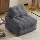 Folding Sofa Bed,Convertible Sleeper Chair for Adults, Folding Sofa Bed Foam Filling Couch with PillowSleeper Chairs Single Size Floor Mattress, 33 Inches X 33 Inches X 18 Inches
