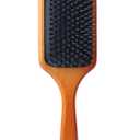 KOZIS Wooden Paddle Hair Brush, Vegan Boar and Nylon Bristles, Large
