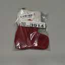 Christmas Stockings with Initials, 7.1 Inches Small Embroidered Letter Knit Red White Christmas Stocking for Family Holiday Decorations and Xmas Tree Fireplace (F)