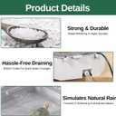 Turtle Tank Kit 6.5 Gal Escape-Proof with Basking Platform, Pump and Lid