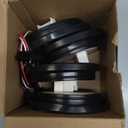 4 Inch Round Trailer Tail Light for 12V Truck Trailer Bus RV Camper ATV UTV 24LED Back Up Reverse Light Waterproof w/Flush Mount Grommets Plugs