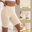 INNERSY Women's Slip Shorts for Under Dresses High Waisted Shorts 2-Pack (White, S)