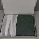 Backgammon Sets for Adults and Kids, Classic Backgammon Board with Unique Checkers Dice, Folding Faux Leather Backgammon Case, Portable Travel Backgammon Game Set (Green)