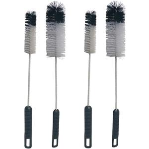 NewFerU Bottle Cleaning Brushes Long Handle Thin, Small Big Wire Cleaner Bendable Flexible for Water Wine Baby Bottles, Pipe, Tube, Hose, Flask (4)