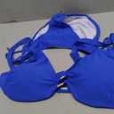 BMJL Womens Bikini Sets Sexy Two Piece Halter Swimsuits String Cutout Bathing Suit Swim Suits 2025 (Large, Royal Blue49)
