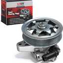 Power Steering Pump 21-5341 with Pulley Fits for 2003-2007 Honda Accord EX Sedan, 2004-2007 Accord EX Coupe 2-Door 2.4L, 2003-2007 Accord LX Sedan 4-Door 2.4L, Power Assist Pump Replace# 56110RAAA01