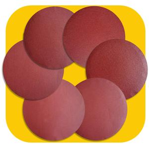 60 PCS 5 Inch NO-Hole PSA Aluminum Oxide Sanding Disc, Self Stick(10 Each of 60 100 150 180 240 400 Grit) Brown
