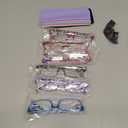 Gaoye 2.5 Reading Glasses for Women, 6 pack Fashion Readers for Women Spring Hinge Eye Glasses, Blue Light Reading Glasses (*C1 Mix Color)