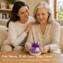 FIACO Gifts for Mom Mothers Day Women Birthday Preserved Flowers in Glass Dome Forever Fresh Flowers for Delivery Eternal Roses Gifts for Grandma Wife Daughter Friends