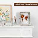 2 Pack 8x10 Shadow Box Frame, Deep Shadow Boxes Display Case, Large Keepsake Box with Unique Beads Door and Plexiglass Window Wood Memory Box for Wedding, Pictures, Medals, Memorabilia (White, 8*10)