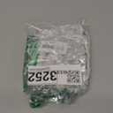 Women's Bathing Suit Halter Triangle Swimsuit Bikini Top (M, White)