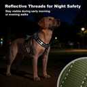 No Pull Dog Harness with Handle, Soft Mesh Padded Adjustable for Dogs | Reflective Easy Walk Harness with Front Clip for Training, Running & Outdoor (Ranger Green, XL)